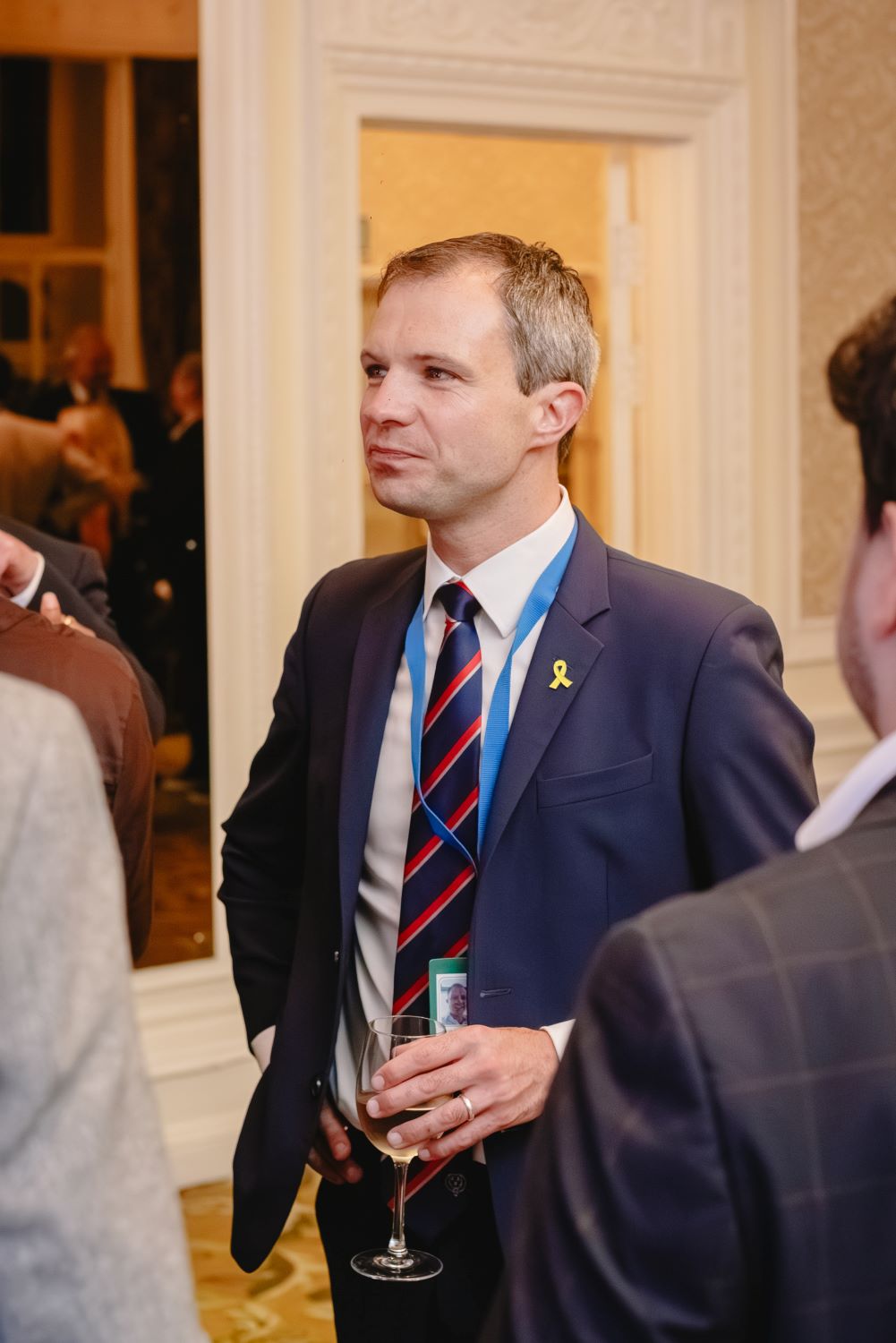 Andrew Bowie MP, Shadow Minister for Energy Security and Net Zero, attending the Great British Trade Recepton at Conservative party conference